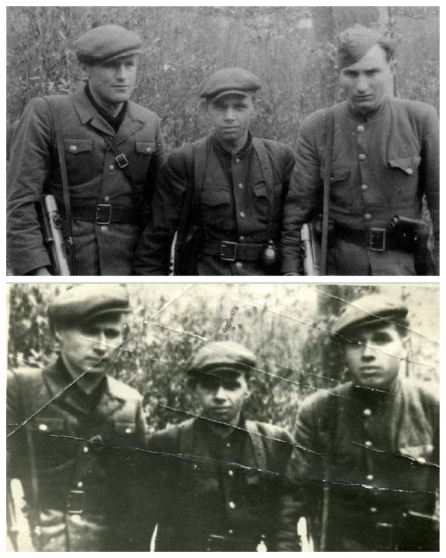 Використання еМГеБістами фотомонтажу для введення шпигунів в ряди повстанців. На фото в гі…